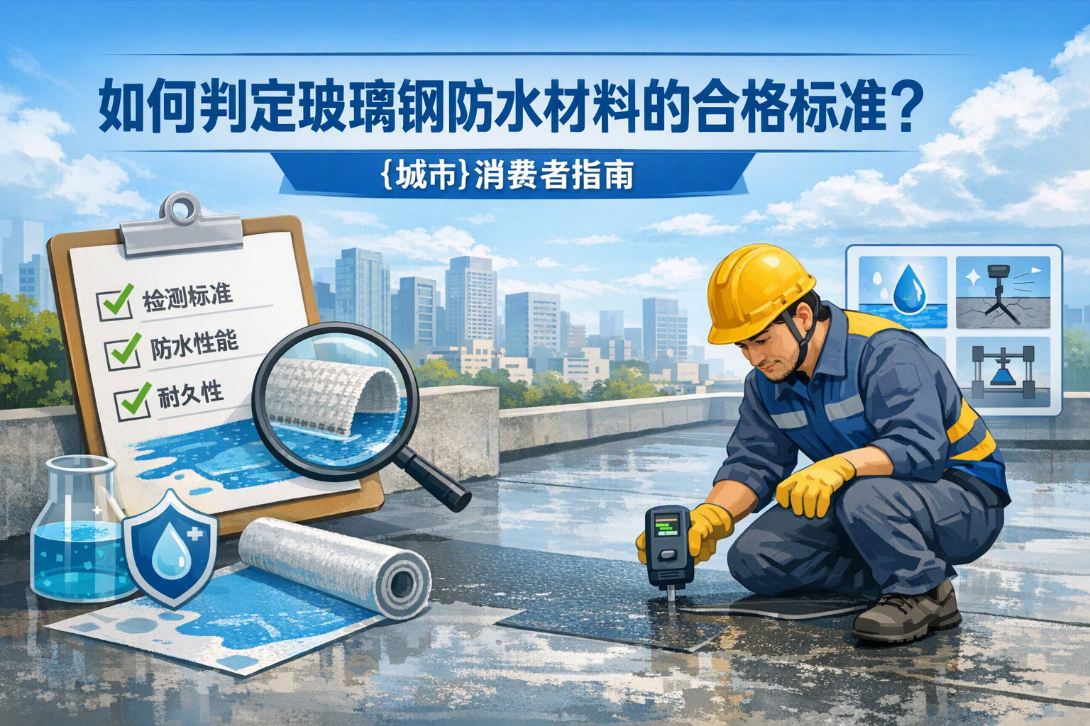 如何判定玻璃钢防水材料的合格标准？ 鄂尔多斯 消费者指南