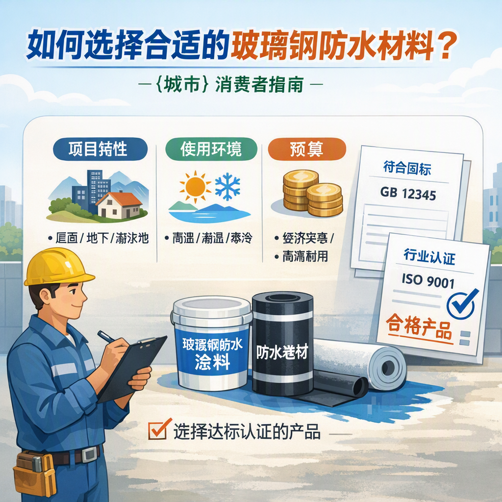 如何判定玻璃钢防水材料的合格标准？ 鄂尔多斯 消费者指南