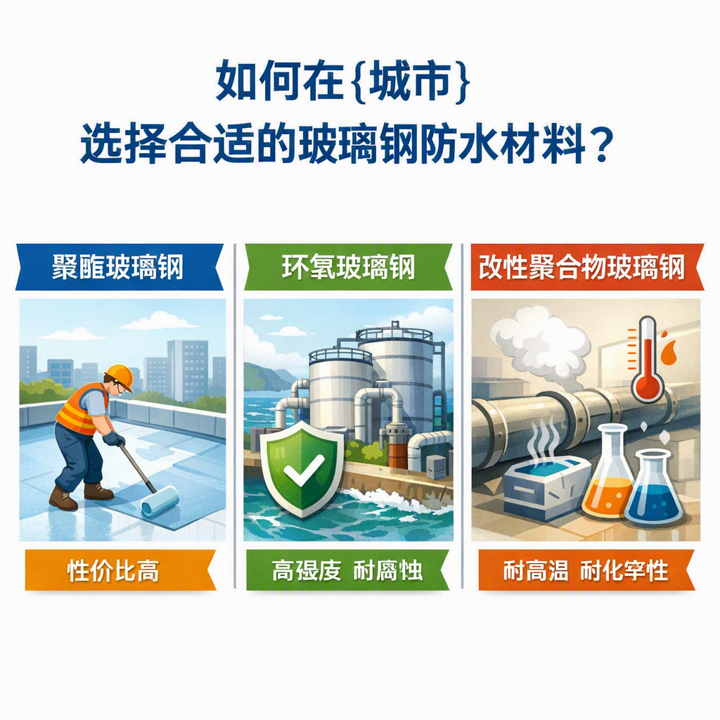 如何在鄂尔多斯选择合适的玻璃钢防水材料?