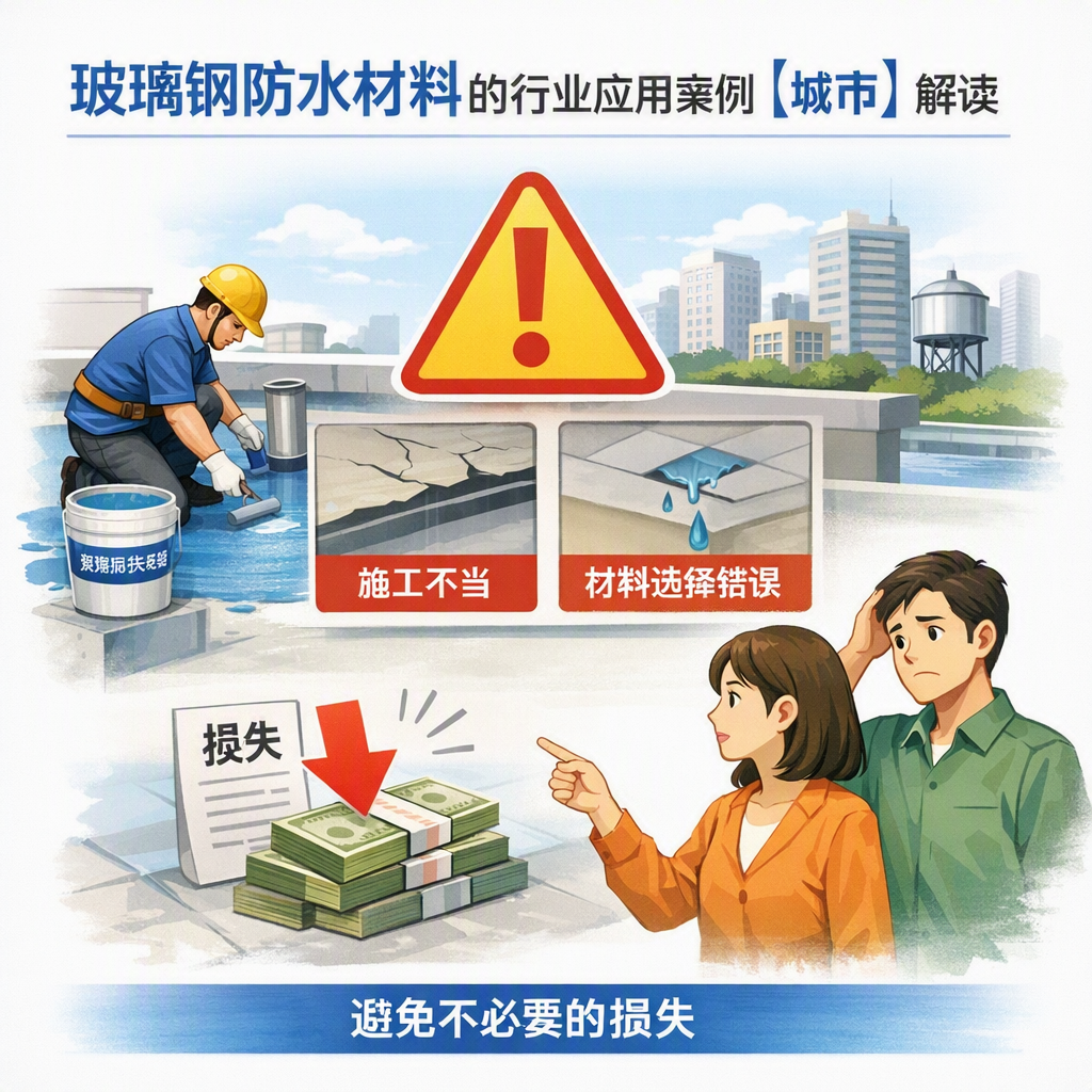 玻璃钢防水材料的行业应用案例,鄂尔多斯解读