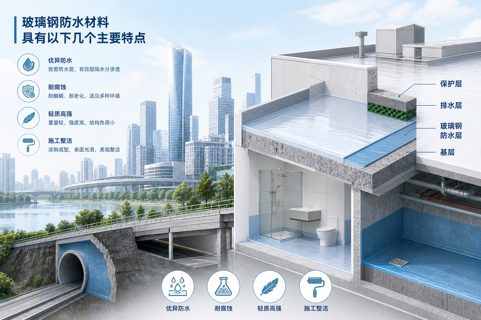 2023年玻璃钢防水材料市场趋势分析,关注 鄂尔多斯 发展