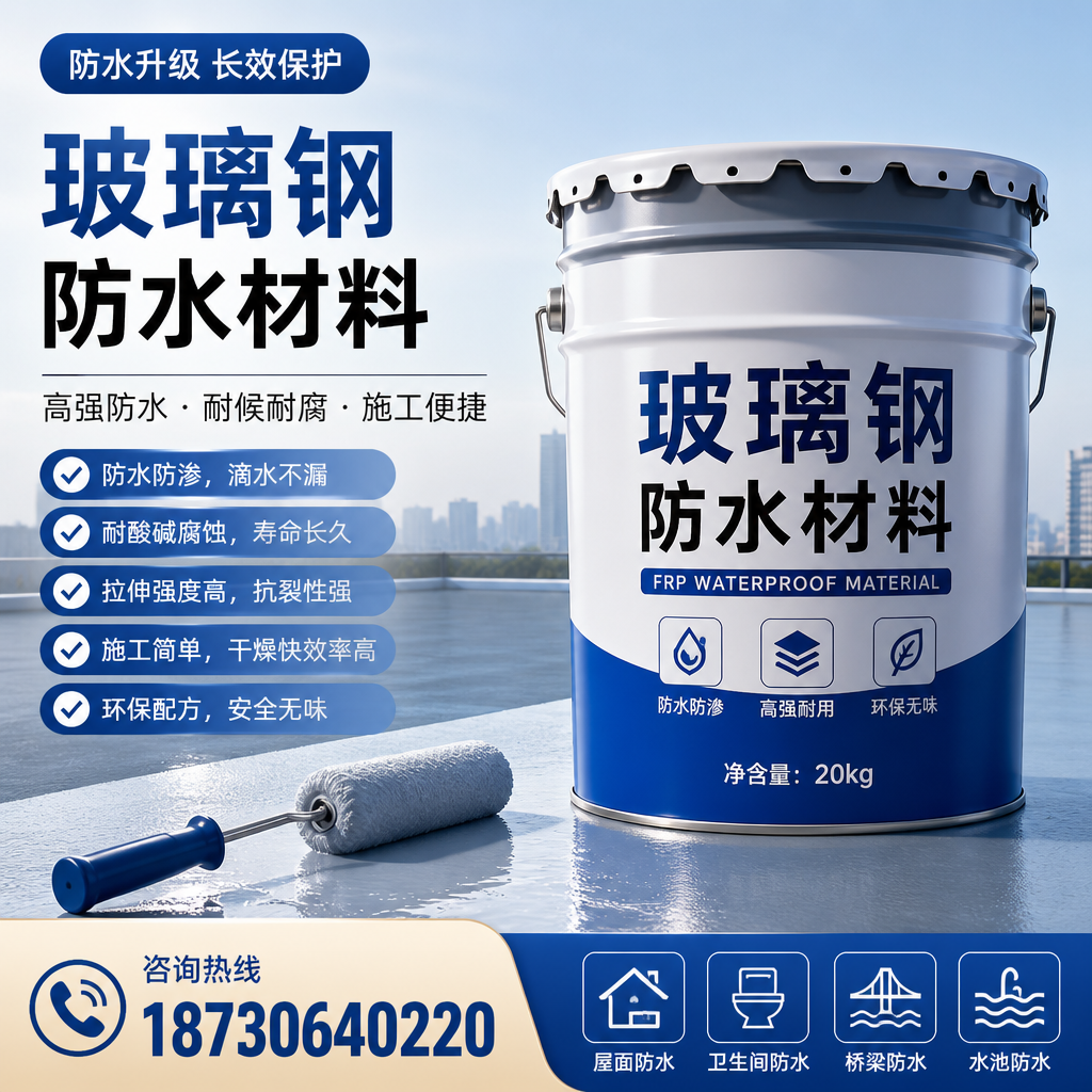 专家解析:玻璃钢防水材料的市场前景分析在 鄂尔多斯