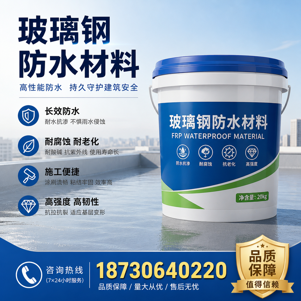 专家解析:玻璃钢防水材料的市场前景分析在 鄂尔多斯