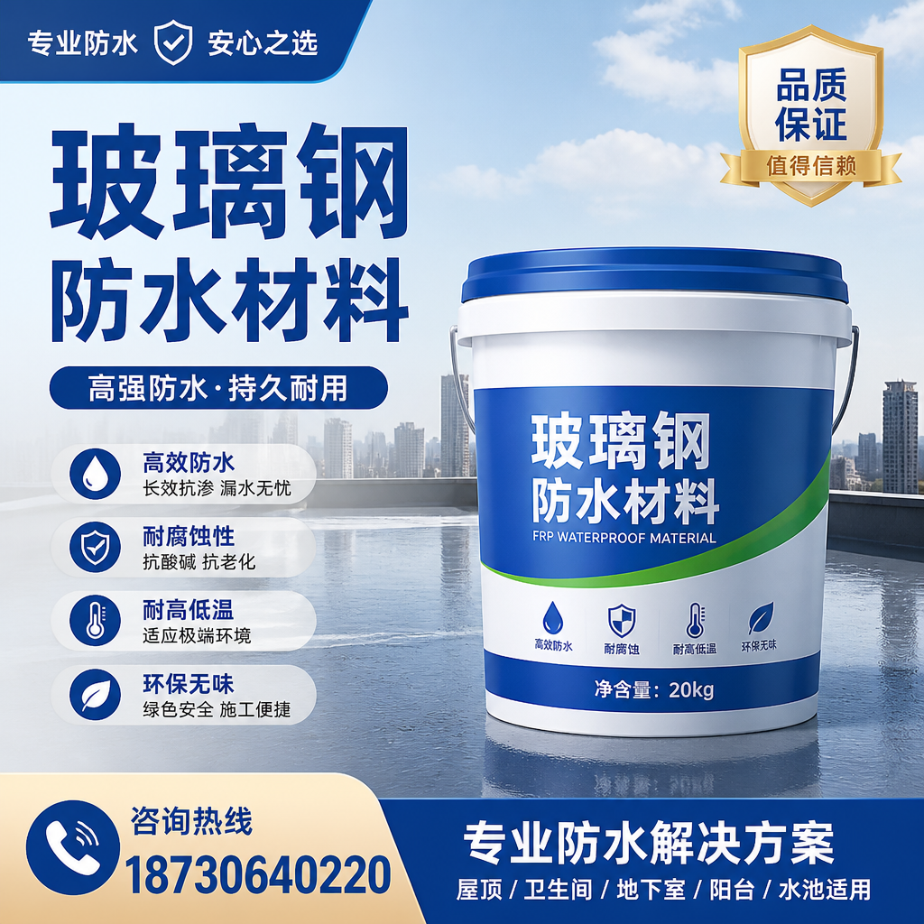 了解玻璃钢防水材料的市场趋势,鄂尔多斯 企业不可不知